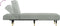 vidaXL - Chaise - longue - fluweel - lichtgrijs