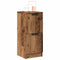 vidaXL - Dressoir - 30x30x70 - cm - bewerkt - hout - oud - houtkleurig
