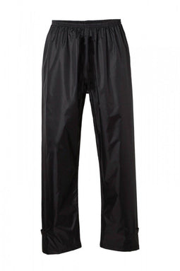 Mac in a Sac Full Zipper - Regenbroek - 100% waterdicht - Zwart - Maat XXL