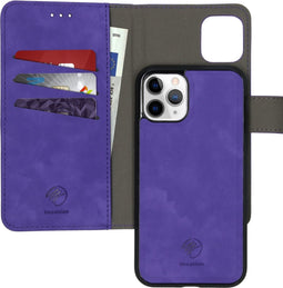 iMoshion Hoesje Geschikt voor iPhone 11 Pro Hoesje Met Pasjeshouder - iMoshion Uitneembare 2-in-1 Luxe Bookcase - Paars