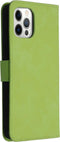 iMoshion Hoesje Geschikt voor iPhone 12 Pro / 12 Hoesje Met Pasjeshouder - iMoshion Uitneembare 2-in-1 Luxe Bookcase - Groen