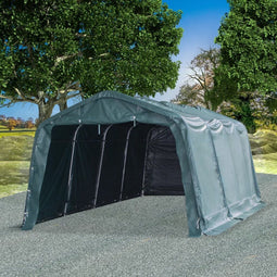 vidaXL - Veetent - verwijderbaar - 550 - g/m² - 3,3x6,4 - m - PVC - donkergroen