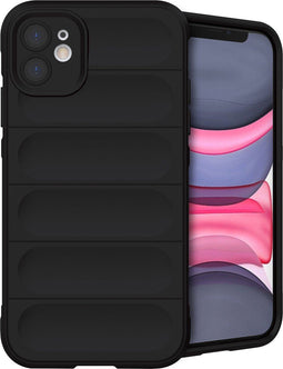 imoshion Hoesje - Geschikt voor iPhone 11 - EasyGrip Backcover - Zwart
