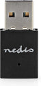 Nedis WSNWM310BK - Draadloze netwerk mini dongle - 5 GHz en 2,4 GHz ondersteuning - Zwart