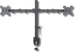 Techly ICA-LCD 382-D - Bureaumount - 2x schermen tot 27" - Zwart