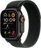 Apple Watch Ultra 2 - GPS + Cellular - 49mm Titanium - Zwart Trail Loop S/M (1 stuk)