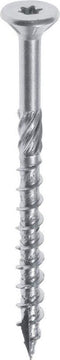 WOODIES® Ultimate Platverzonkenkopschroef Torx RVS 6x60 Deeldraad VE=200 - 61860441