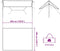 vidaXL - Kampeerluifel - waterdicht - 406x306 - cm - olijfgroen
