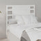 vidaXL - Hoofdbord - 106x4x100 - cm - massief - grenenhout - wit