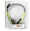 Nedis CHST100GN - Stereo headset - Verstelbare hoofdband en comfortabele oorkussentjes - Groen Zwart