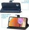 imoshion Samsung Galaxy A32 - Luxe Bookcase - Ruimte voor 3 pasjes - Donkerblauw