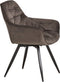 Eetkamerstoel Vince Grijs Velvet | Le chair