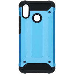 iMoshion Hoesje Geschikt voor Huawei P Smart Plus (2019) Hoesje - iMoshion Rugged Xtreme Backcover - Lichtblauw