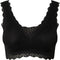 MAGIC Bodyfashion Dream Bra Lace - Bh zonder beugel - Zacht kant - Zwart - XXL