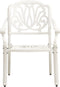 vidaXL - Tuinstoelen - 2 - st - gietaluminium - wit