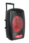N-GEAR The Flash 1510 - Karaoke Speaker met Lichteffecten - Zwart