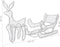 vidaXL - Kerstverlichting - rendier - en - slee - met - mesh - 432 - LED's