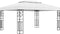 vidaXL - Prieel - met - dubbel - dak - 3x4 - m - wit