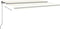 vidaXL - Luifel - automatisch - met - LED - en - windsensor - 500x300 - cm - crèmekleur
