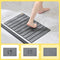 SoBuy SDA10-HG - Antislip Badmat - Diatomeeënaarde - Grijs