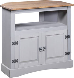 vidaXL - Wandtafel - 80x43x78 - cm - Mexicaans - grenenhout - Corona-stijl - grijs