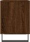 vidaXL - Nachtkastje - 40x35x50 - cm - bewerkt - hout - bruin - eikenkleur