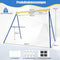 Coast Schommelframe A-Frame - Dubbel Schommelrek 249 x 185 x 181,5 cm - Blauw/Geel