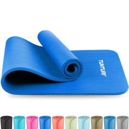Tunturi NBR Yogamat - Fitnessmat Extra dik 15mm - 180x60cm - Blauw