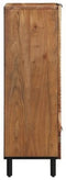 vidaXL - Highboard - 60x33x100 - cm - Massief - Acaciahout