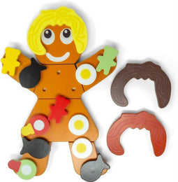 Mamamemo Blokkenpuzzel Peperkoekvrouwtje Junior Hout Bruin