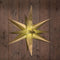 Anna Collection verlichte 3D kerstster - goud - 60 cm - kunststof
