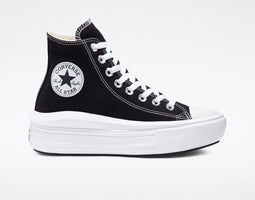 Converse Dames Hoge sneakers Chuck Taylor All Star Move Hi - Zwart - Maat 38