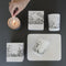 Home Delight Hello You - Geurkaars - ø8x10,5cm - wit/zwart