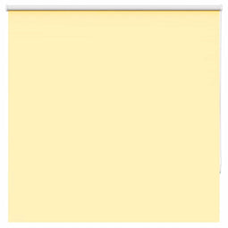 vidaXL - Rolgordijn - verduisterend - 130x130 - cm - stofbreedte - 126,6 - cm - geel