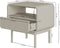Selsey Oro - Nachtkastje - Ruime lade en open niche - Donkerbeige