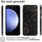 imoshion Hoesje Geschikt voor Samsung Galaxy S23 FE Hoesje Siliconen - imoshion Design hoesje - Meerkleurig / Black Marble