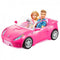 Barbie - Cabrio Auto en Kledingkast Speelset - Inclusief Barbie en Ken poppen