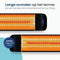 Gologi Slimme Terrasverwarmer - Elektrische Heater 2000W - Muurmontage - Zwart