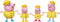 Peppa Pig Peppa's Familie Regenachtige Dag - Speelfiguur