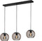 EGLO Almanzora - Hanglamp - E27 - 90 cm - Zwart/Koper