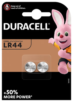 Duracell - LR44 - Alkaline Batterij - 2 stuks