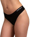 Apollo Dames String - Bamboe 3-pack - Vochtregulerend - Zwart (3-pack)