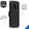 Accezz Hoesje Geschikt voor Samsung Galaxy S9 Hoesje Met Pasjeshouder - Accezz Xtreme Wallet Bookcase - Zwart