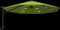 vidaXL - Wandparasol - met - LEDs - 290 - cm - appelgroen