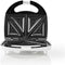 Sandwich maker - 800 W - 20.5 x 12 cm - Kunststof