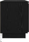 vidaXL - TV-kast - Zwart - 100x38x49 - cm - Gelaagd - hout