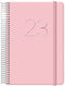 Agenda DOHE GLOSS 2023 Roze (12,5 x 18 cm)