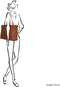 Enrico Benetti Lily 66450 - Dames laptoptas - 14 inch laptopvak - Cognac