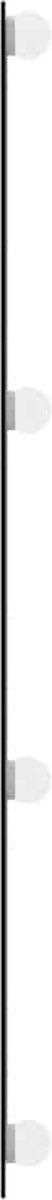 vidaXL - Wandspiegel - met - LED's - rechthoekig - 30x100 - cm - glas