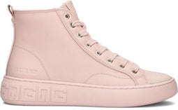 Guess Invyte - Hoge sneakers - Gladleer - Roze (40)